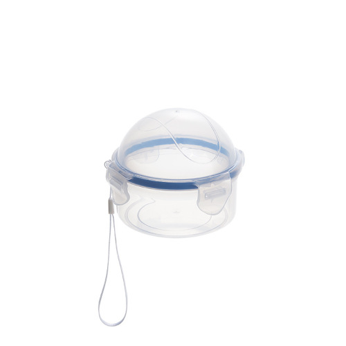 Food grade fruit crisper apple storage box round sealed box onion vegetable box microwave heating lunch box