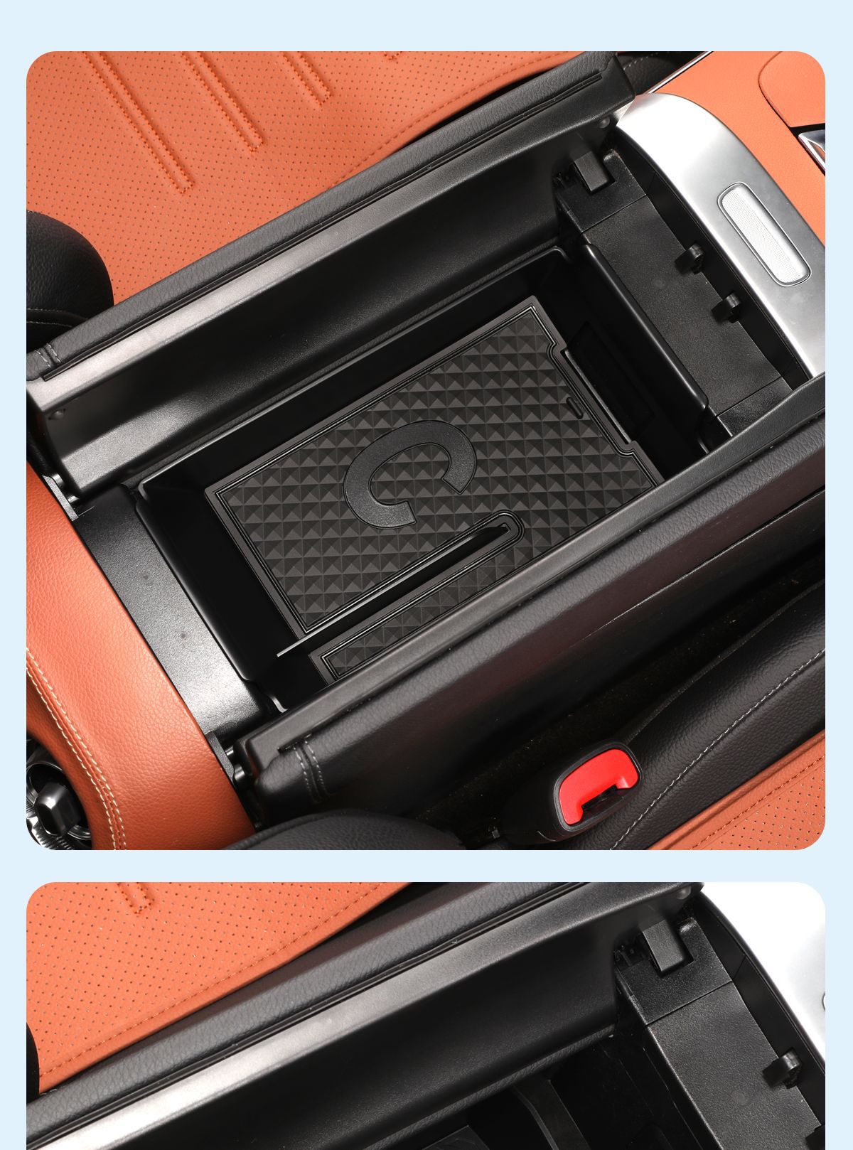 Mercedes-Benz GLC300L New C- Class E-Class/E300L/C260 Armrest Box Storage Box Central Control Storage Box Interior Storage
