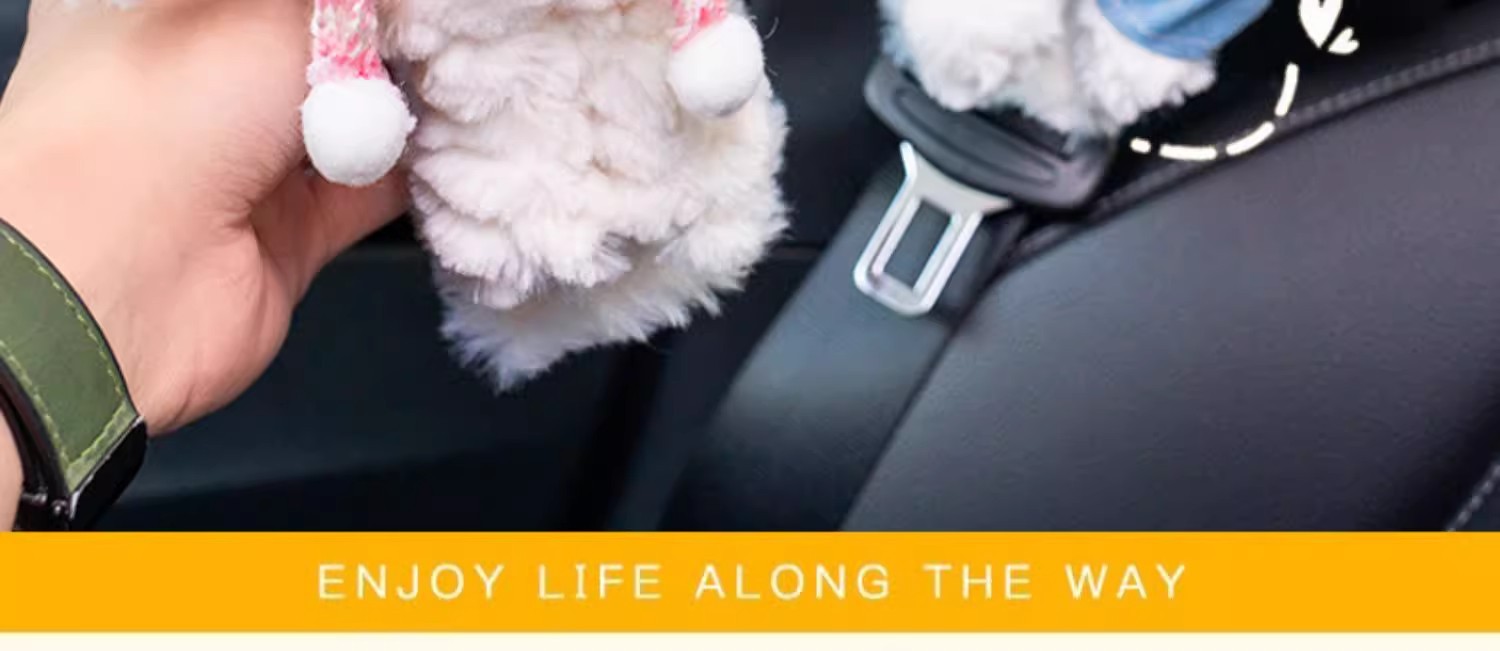 Fairy Rabbit Car Safety Belt Protective Cover Anti-Neck High-Level Girl's Cute Plush Doll Car Shoulder Cover