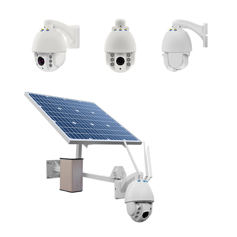 户外4G无线太阳能360变/定焦高清监控摄像机 手机APP远程监控球机