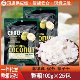 菲律宾进口CEBU宿务椰子干80g果脯果干蜜饯休闲办公零食宿雾特产