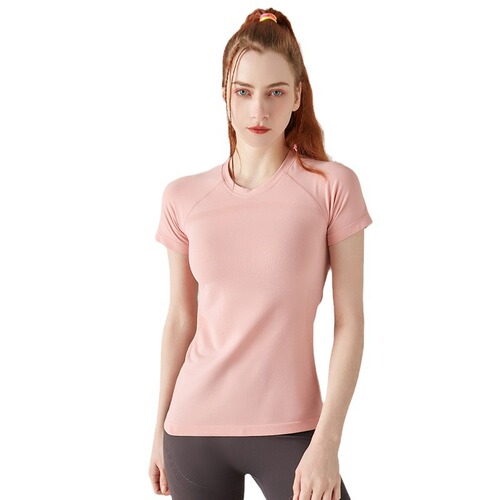 Women's Spring and Autumn New Fitness Set Top Quick-dry Yoga Wear Running Morning Running High Elastic Thin Professional Sports Summer