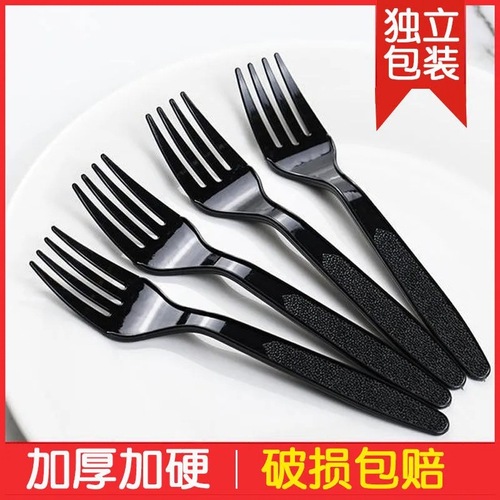 Disposable forks and spoons, individually packaged spoons and forks, food-grade plastic spoons, thickened tableware, long-handled spoons, knives, forks and spoons