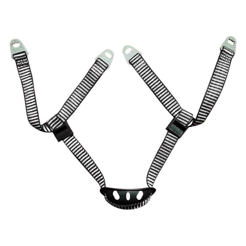 Tapa de casco de seguridad con hebilla de correa de mandíbula en forma de Y correa de mandíbula inferior ajustable correa inferior Batto sitio de construcción accesorios de casco de seguridad cinturón
