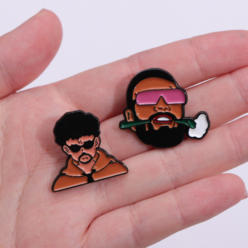 3g Weight Brooches Classification Daily Occasion Alloy Material Commute Pin Cartoon Character Alloy Plating Unisex Brooches