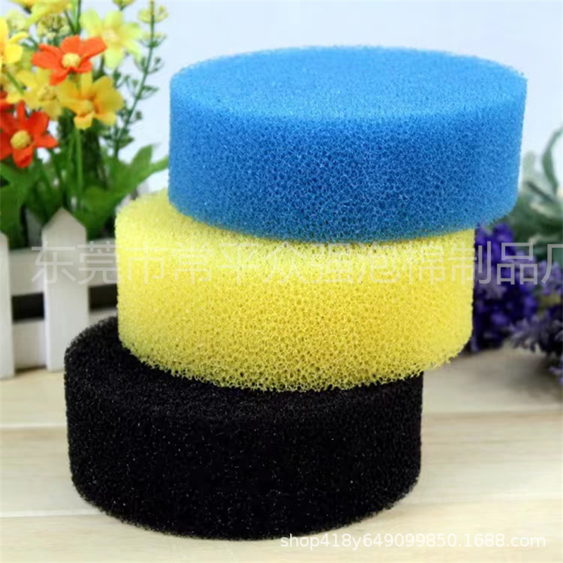 生产水族鱼缸过滤棉生化棉加厚高密度鱼池海鲜过滤活性炭工业海棉