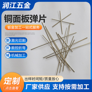 Copper panel shrapnel chassis accessories connecting nut strip accessories rectangular nut shielding strip copper panel shrapnel