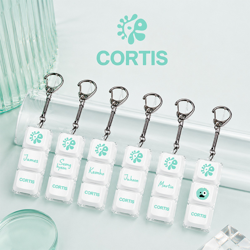 CORTIS Stress Relief Pressing Gadget Keychain Pendant - Roasted Hoof, Golden Boss Training, Yan Chengxuan Merchandise