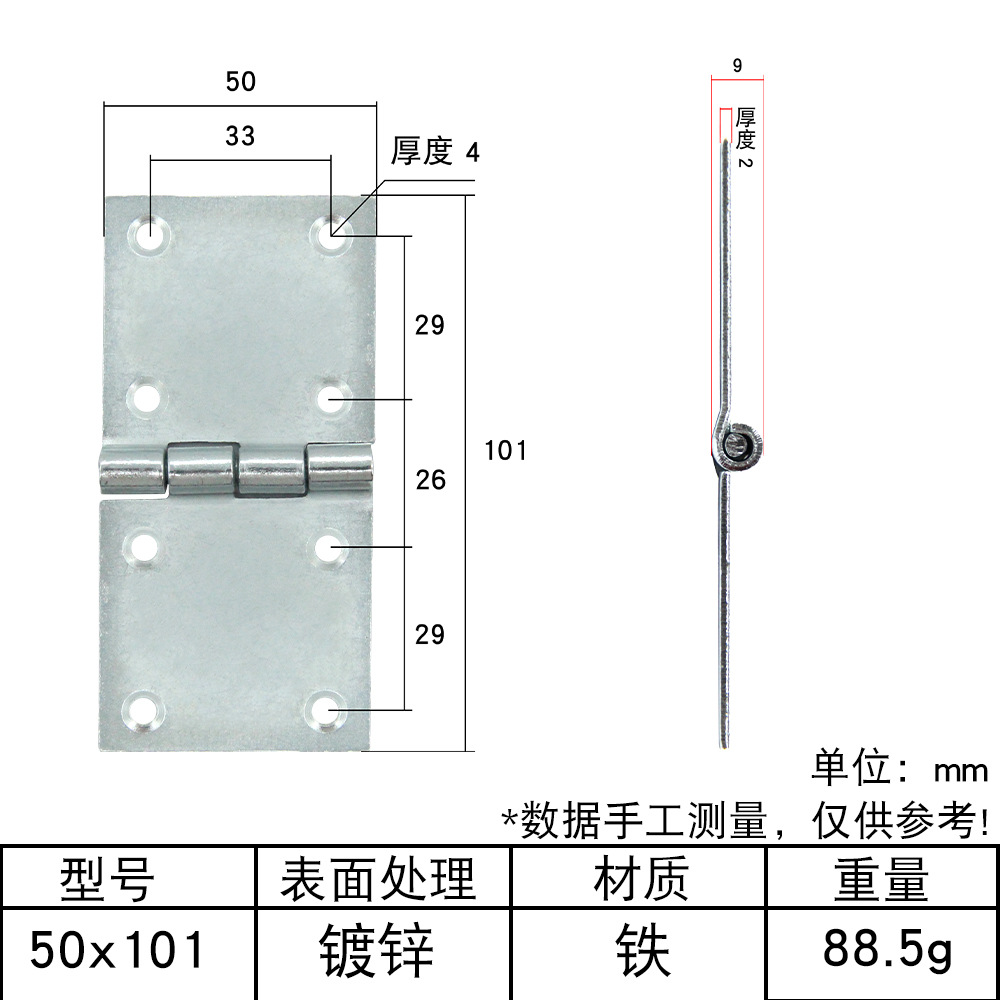 Cuerpo de caja industrial soldada caja de hierro puerta de caja de madera bisagra