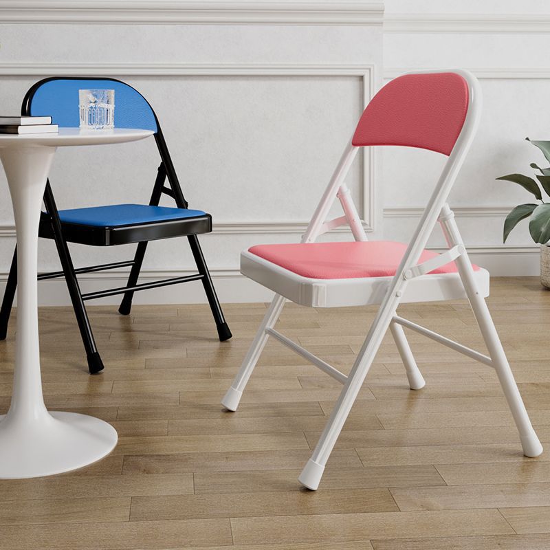 Hogar silla plegable taburete con respaldo simple silla de conferencia de oficina portátil silla de computadora silla de dormitorio silla de entrenamiento silla de comedor