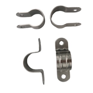 Stainless steel pipe clamp fixing clamp U-shaped buckle arch buckle marine hardware accessories