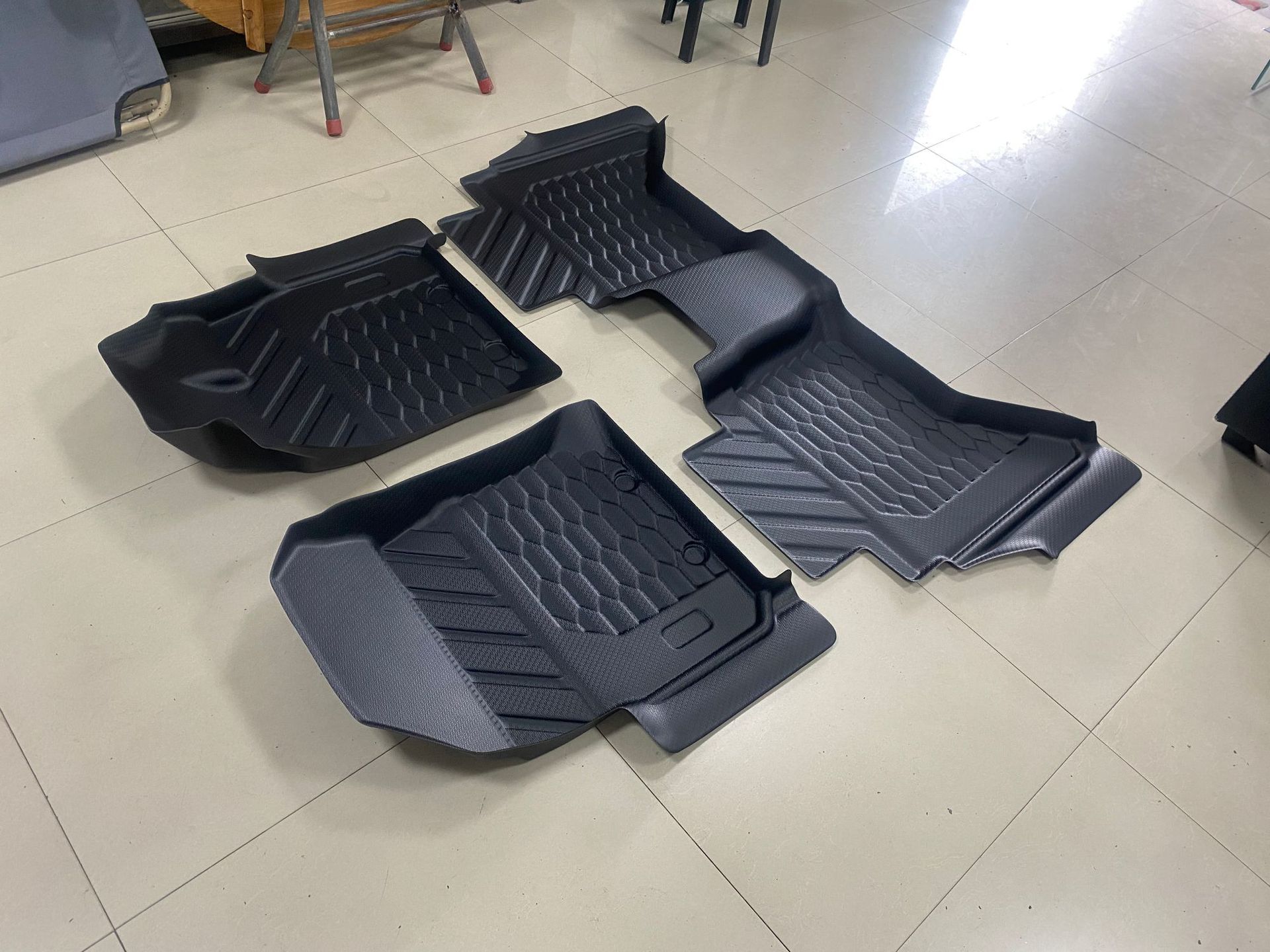 D-MAX Floor Mats 2020-2024 TPE Car Mats Anti-Slip Waterproof Black