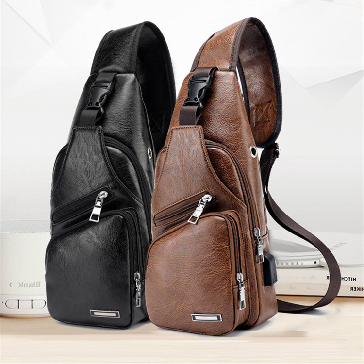 Chest bag messenger bag new Korean versi...