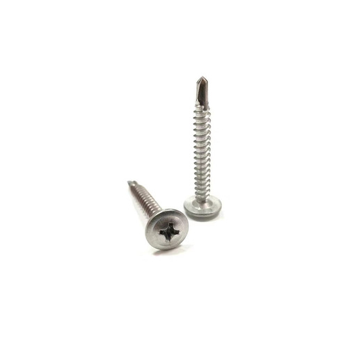 Self-tapping screw 410 stainless steel drill tail screw self-tapping self-drilling swallowtail self-tapping screw with large flat head
