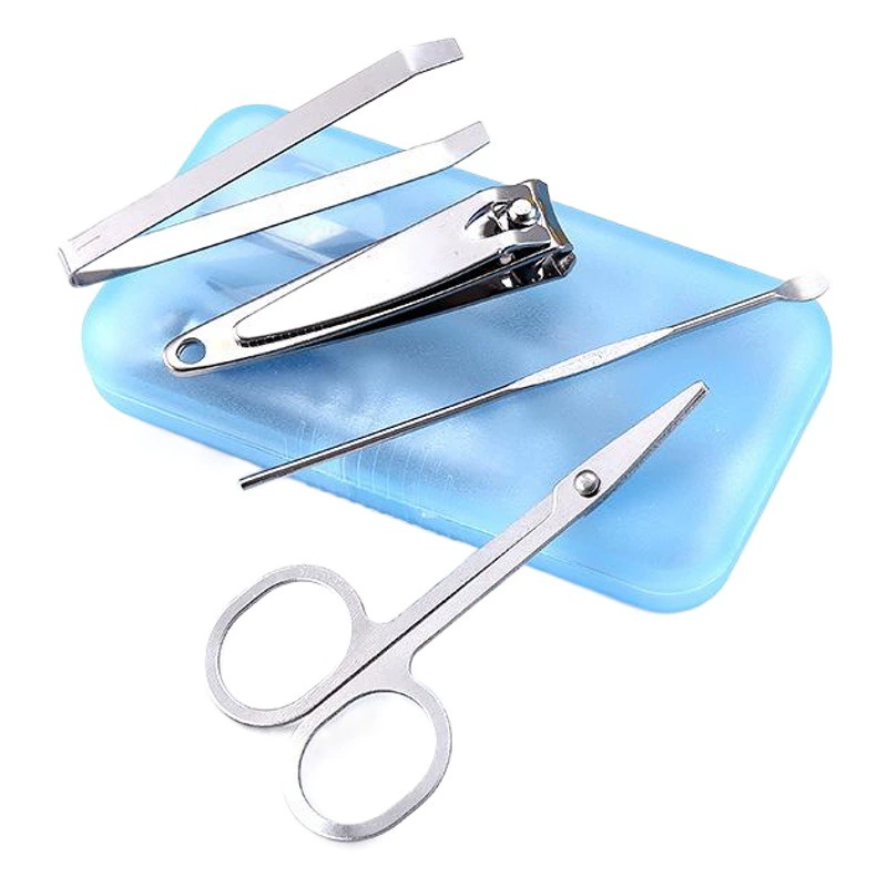 Кусачки для ногтей костюм 4 предмета мини-коробка кусачки для ногтей маникюрный костюм кусачки для ногтей набор красоты логотип для печати