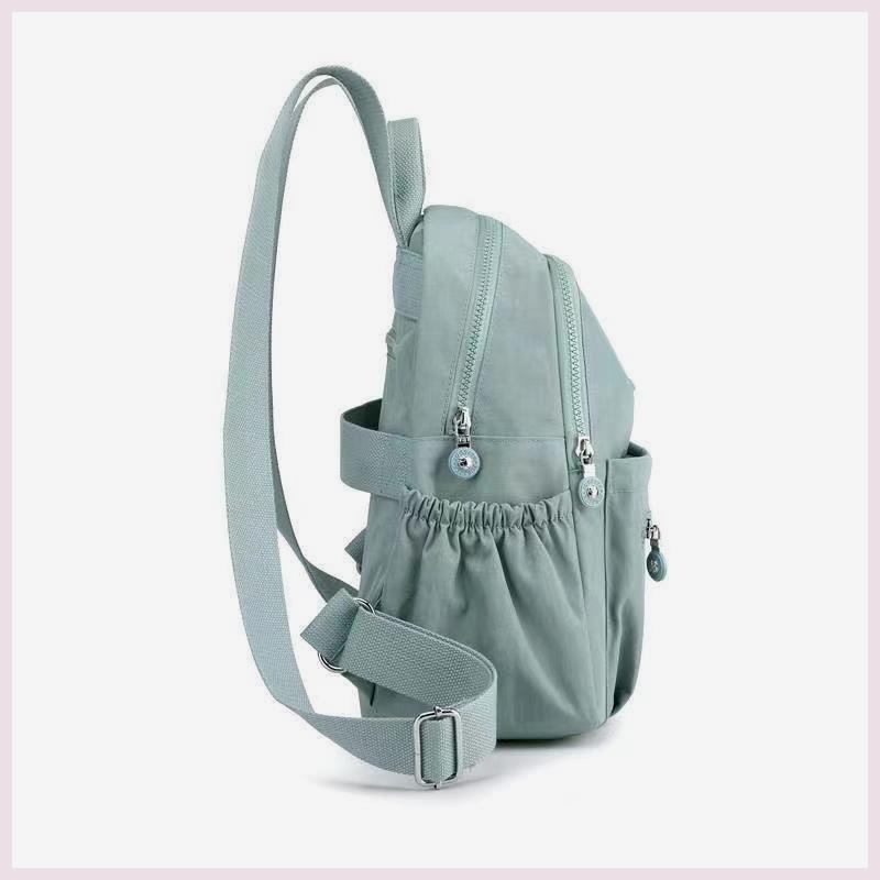 Moda coreana de tela de Oxford ligera de madres de mediana edad madre simple mochila de lona simple mochila de estudiantes