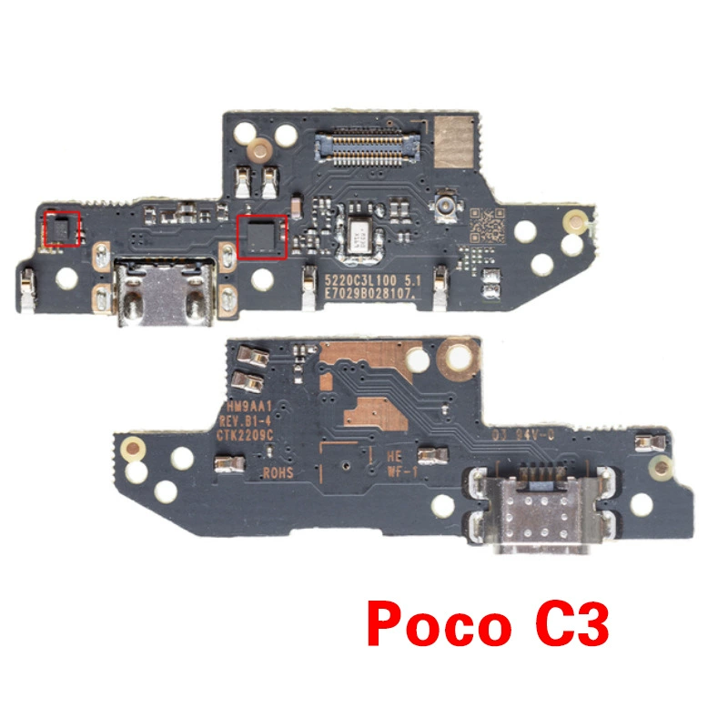 Подходящий для Xiaomi POCO F1 F3 F3 F2 M3 Pro Tail Pink X2 X3 X4 USB зарядный интерфейс