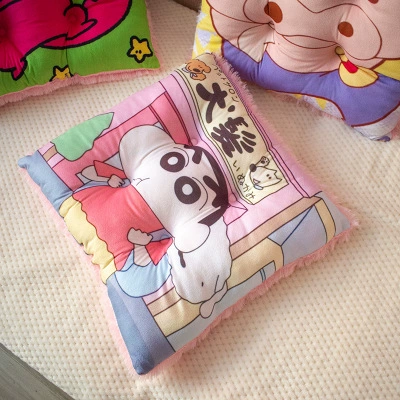Cute crayons, plush cartoon pillow, sofa for students