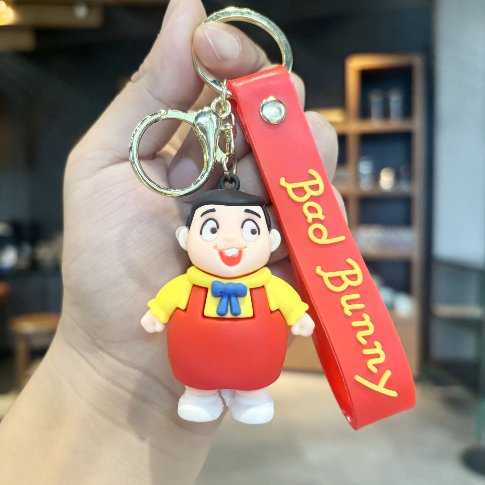 국경 금요일 밤 펑크 키 체인 펜던트 학생 어린이 선물 작은 선물 인형 기계 인형 도매