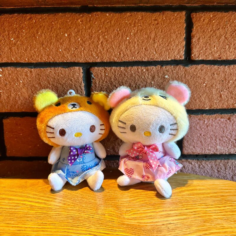 In-Stock Japanese Rilakkuma Kt Plush Toy Keychain Bear Doll Game Center Claw Machine Doll