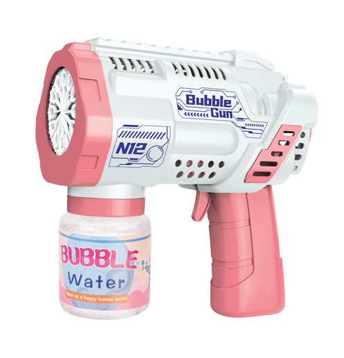 12 agujeros burbujas Neptuno máquina de burbujas totalmente automática Gatlin pistola de burbujas soplando burbujas juguetes de mano para niños