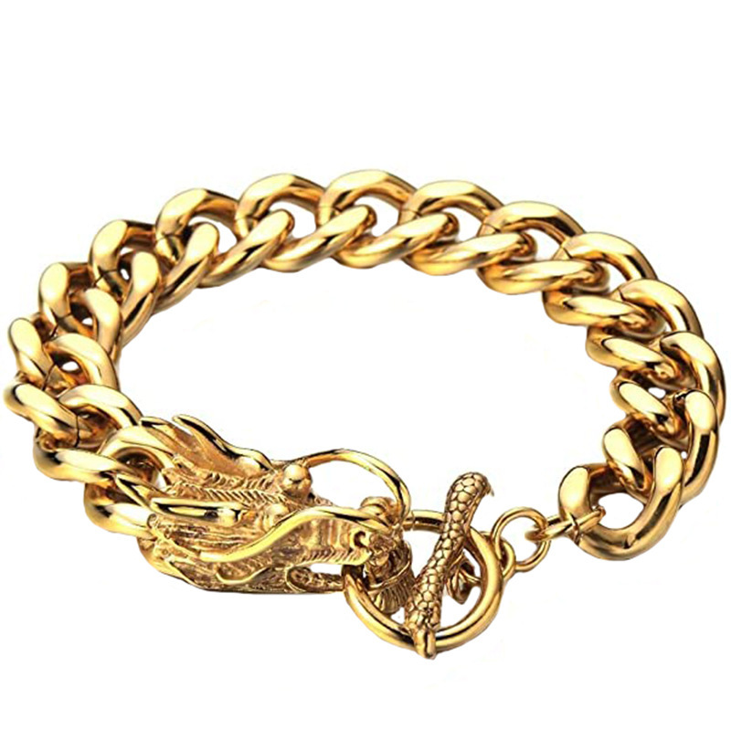 Chencui Hot selling Fashion Leader Men's Chain Keel Bracelet_voghion.com