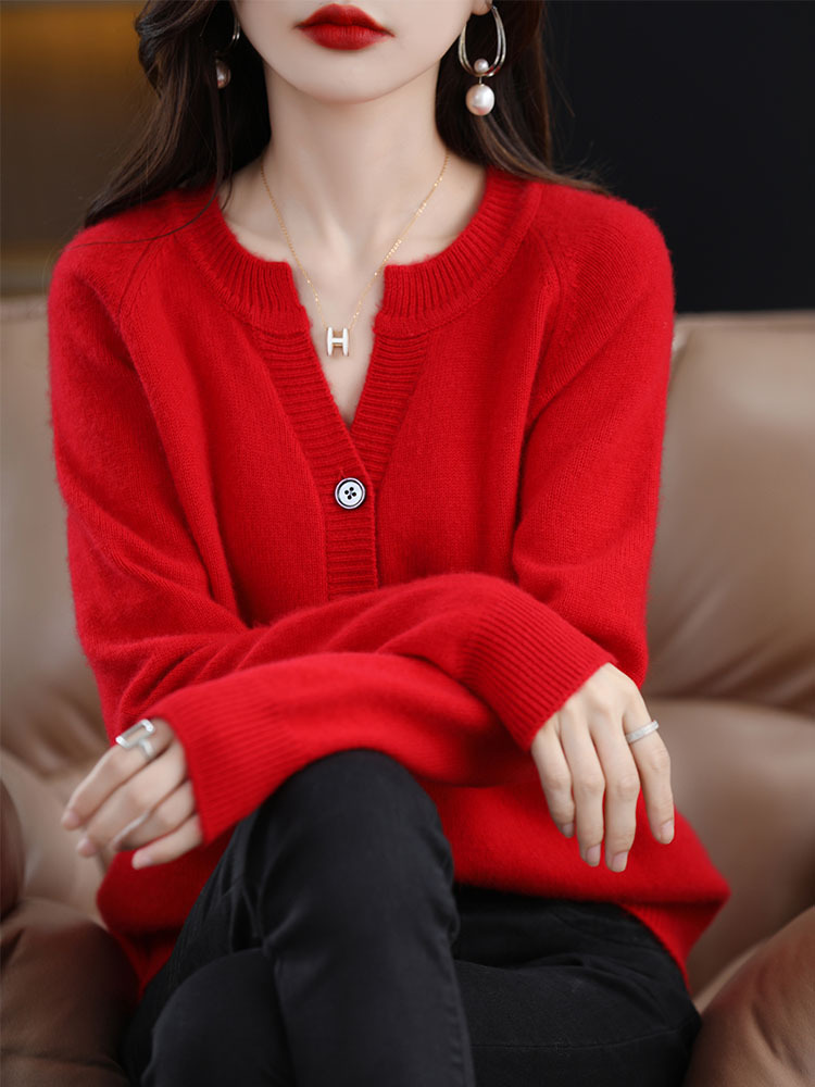 Woolen cardigan