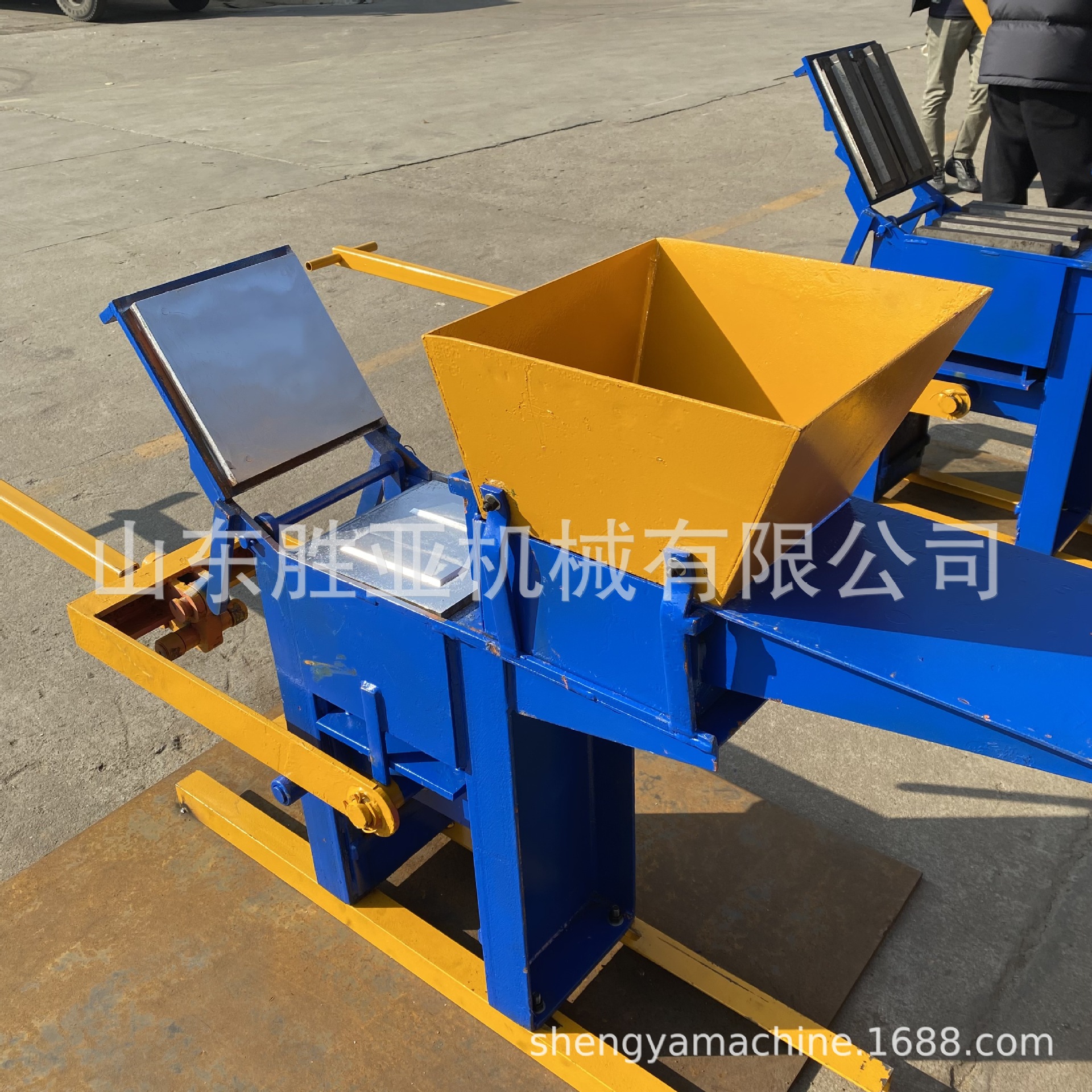 胜亚QMR2-40 手动连锁砖机 粘土免烧砖机 手工制砖机 厂家直销