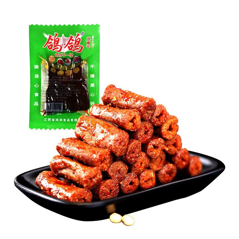 GeGe dried green beans 28g*20 bags/box, garlic flavor vegetable flavor sour spicy side dish snacks, wholesale