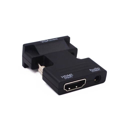 Cross-border HDMI to VGA audio carrying adapter high-definition cable computer monitor dual screen splitter projector converter