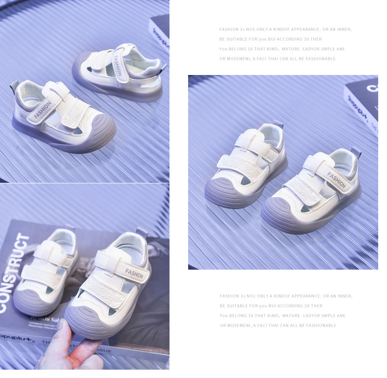 Sandali leggeri e traspiranti con punta chiusa per bambini_voghion.com