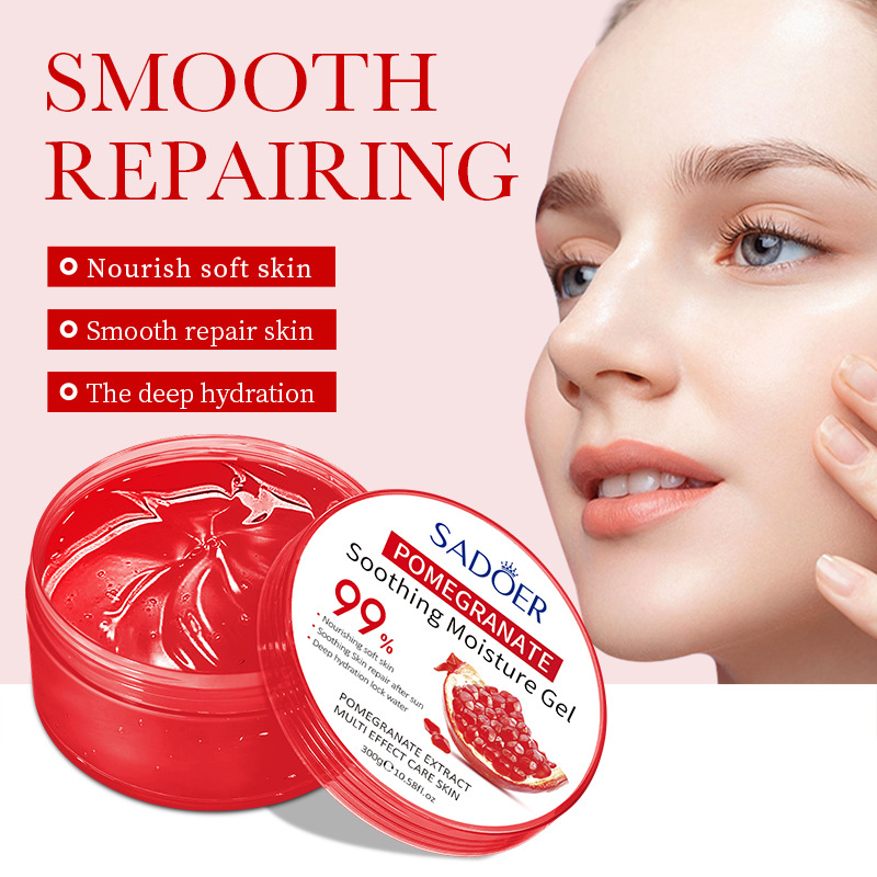 English SADOER Pomegranate Soothing Moisturizing Gel Moisturizing Face Cream Cross Border Foreign Trade_voghion.com