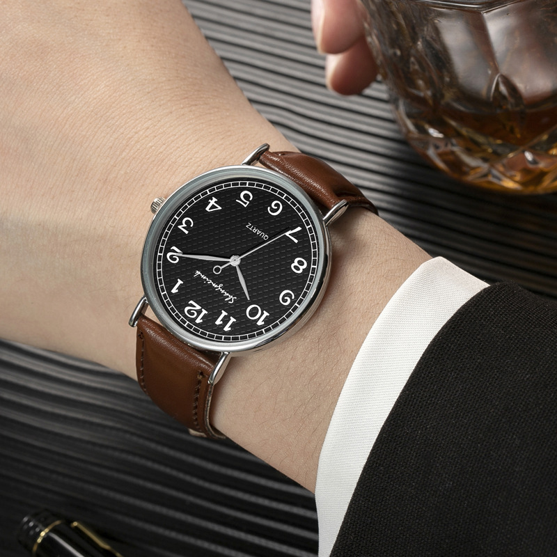 Quartz Summer Shangmei Thin Belt Strap Men's Watch_voghion.com