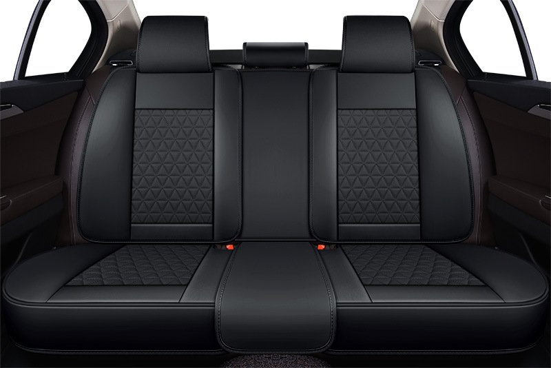 Cross-Border E-Commerce Foreign Trade Full Leather Fixed Lumbar Support Car Seat Cushion for All Seasons, Five-Seater Car Cushion Wholesale