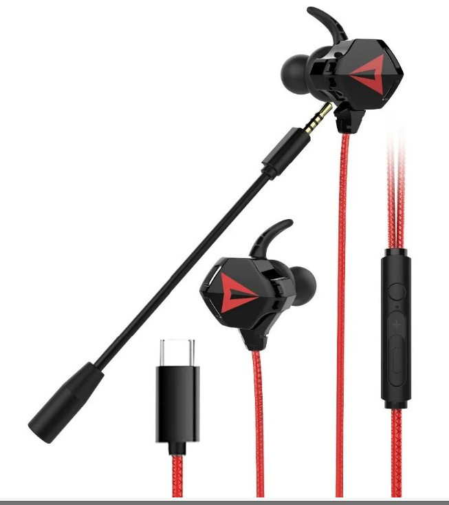 Auriculares para juegos de deportes electrónicos transfronterizos, juegos móviles con cable en la oreja