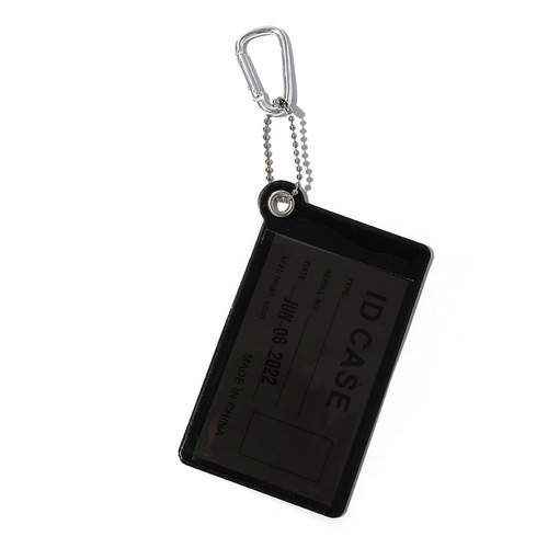 PVC new fluorescent card bag ins niche female small and thin student meal card ID work bus card card set trend