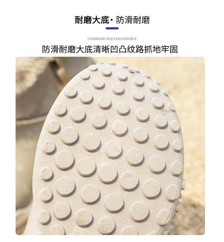 乡情浓 儿童雪地靴防水女童靴子冬季男童加厚棉鞋中大童保暖棉靴