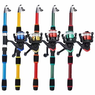 Cross-border fishing rod glass fiber reinforced plastic super hard sea Rod set long-distance throwing Rod 1.8 meters sea Rod wholesale fishing gear fishing rod