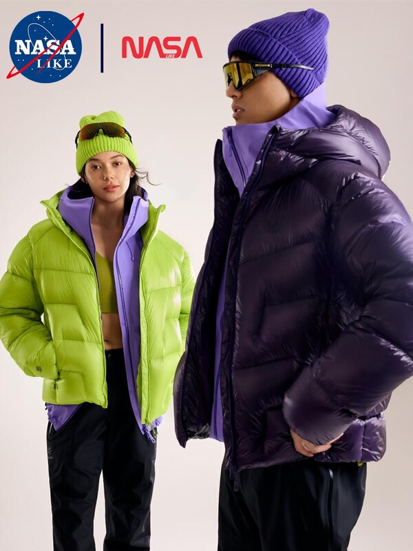 NASALIKE太阳石同款5000GT鹅绒服1000蓬户外运动雪山石家羽绒服冬|undefined