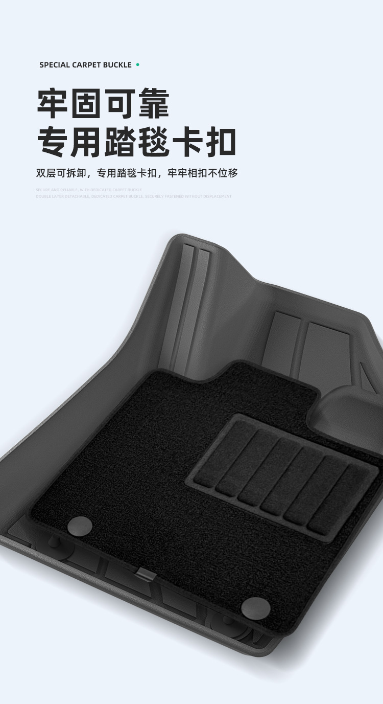 Suitable for 24 Geely Galaxy E5/Ex5 Car Floor Mats, Special Tpe Floor Mats, Environmentally Friendly Trunk Mats