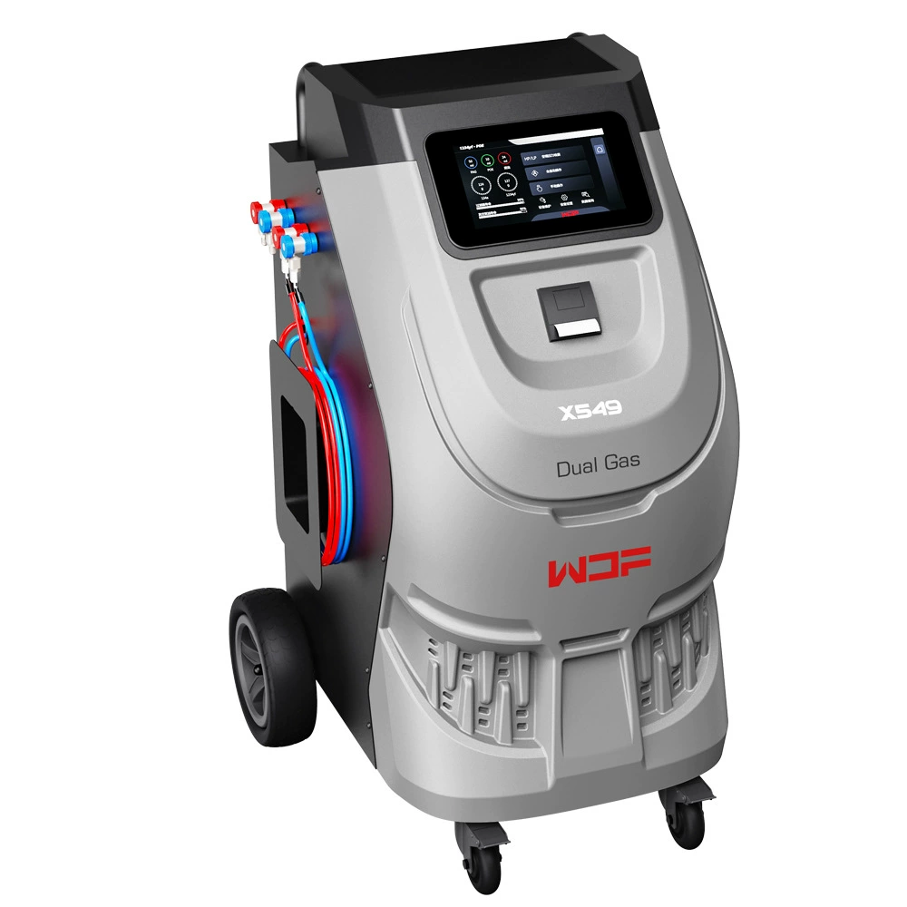 Wandhf X549 Автомобильный кондиционер хладагент рециркуляции машина впрыска двойная система R134a/1234yf хладагент рециркуляции