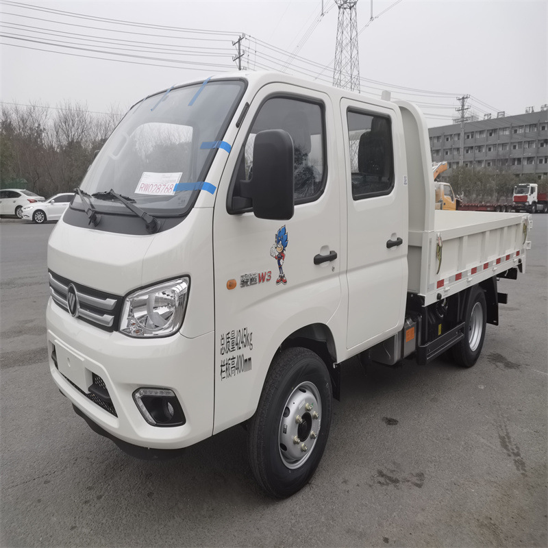 Export Right-Hand Drive Truck Foton Foton Dump Truck 3-5 Ton Muck Truck Dump Truck Sideboard Truck Factory