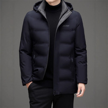 专柜秋冬新品羽绒棉服男保暖商务休闲外套中年宽松大码上衣棉袄流