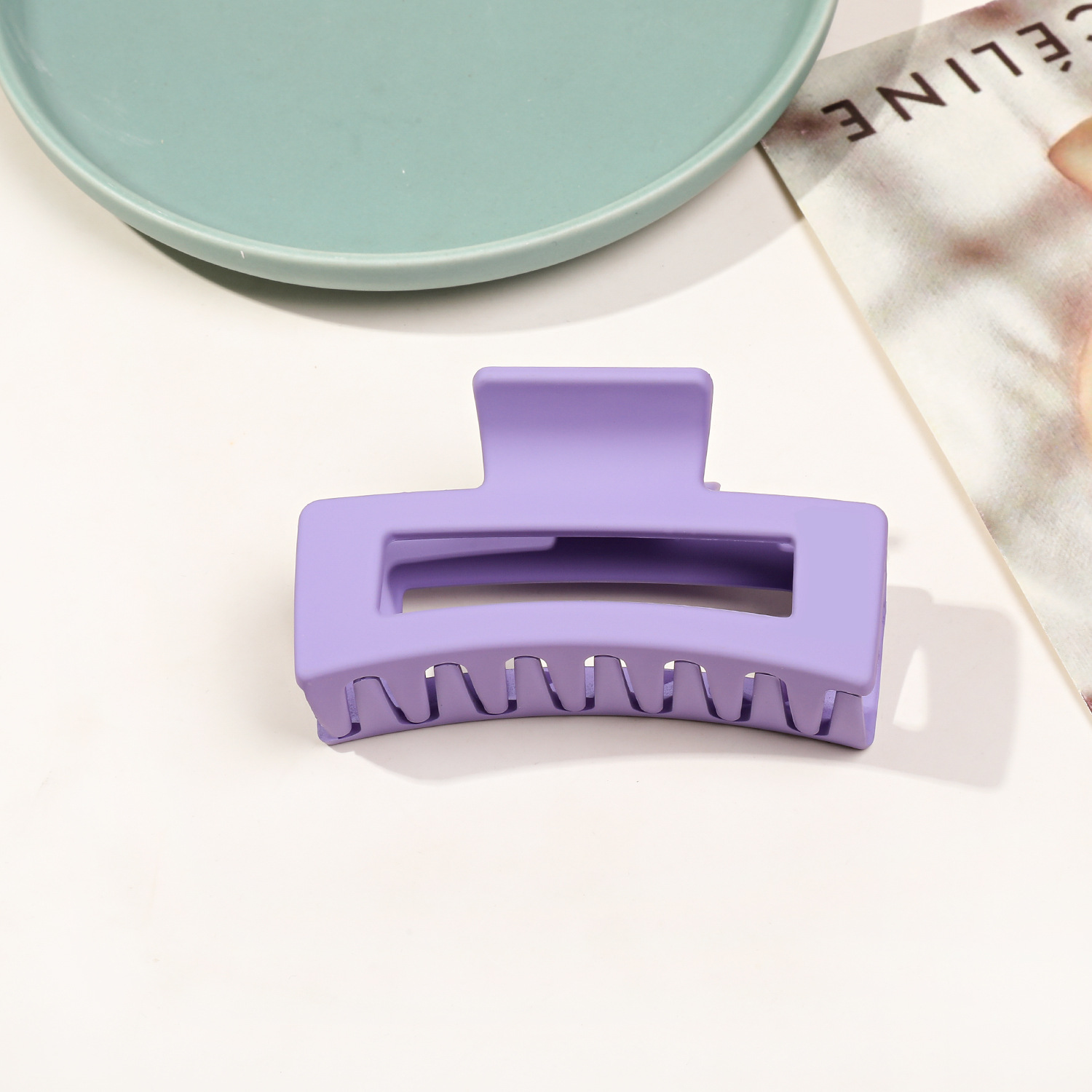 8.5cm 사각 반투명 라벤더 퍼플 36