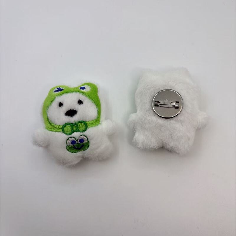 可爱毛绒充棉配饰童装衣服帽子配饰DIY半成品卡哇伊胸针|undefined