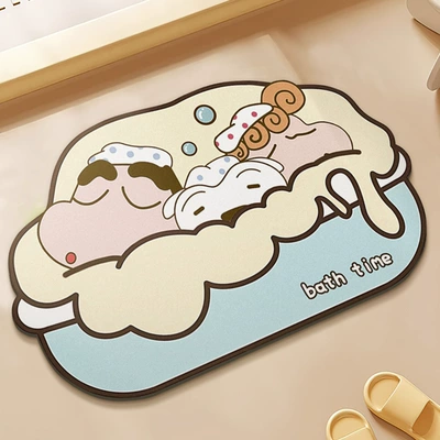 Bathroom, in Stock – Avtomobil döşəmə paspasları - bath-duck-xiaoxin-4060cm-diatom-mud