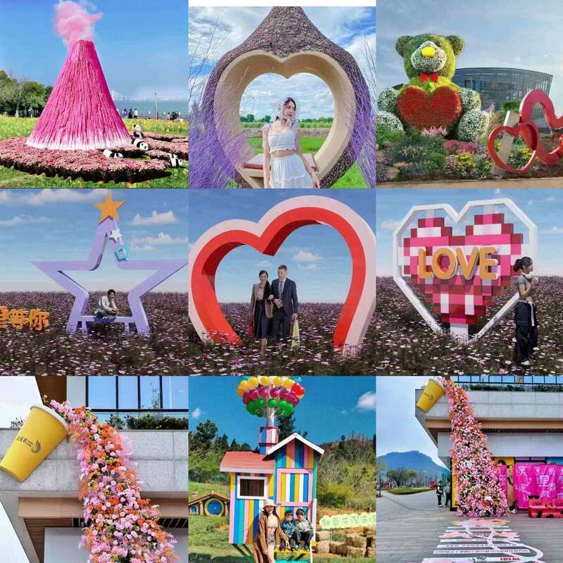 Scarecrow Crafts Internet Celebrant Bird's Nest Love Straw Bird's Nest Green Carving Sculpture Cartoon Character Weaving Outdoor Landscape Scarecrow Crafts Internet Celebrant Bird's Nest Love Straw Bird's Nest Green Carving Sculpture Cartoon Character Weaving Outdoor Landscape