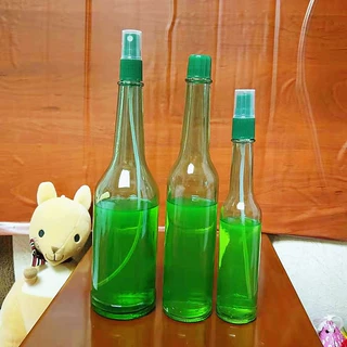 花露水玻璃瓶装195ml经典玻璃瓶花露水瓶95ml白色透明与绿色320ml