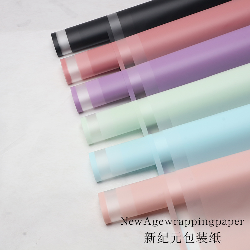 Huaxi nueva era marco impermeable flor papel de embalaje de niebla papel de ramo de flores marco de papel floral material de embalaje floral al por mayor