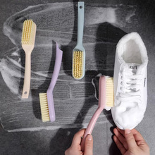 长柄鞋刷马卡龙素色清洁刷软毛刷子高档清洁刷厨房刷卫生间瓷砖刷